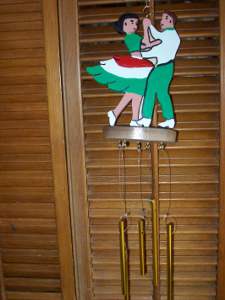 Square Dancers Wind Chime by Jerry's Wood Craft