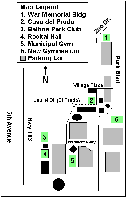 Map of Balboa Park